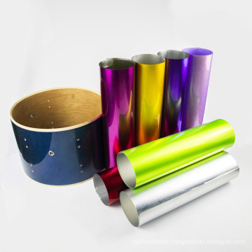 OCAN Multi-colored Sparkling Rigid PVC Roll for Drum Wrap